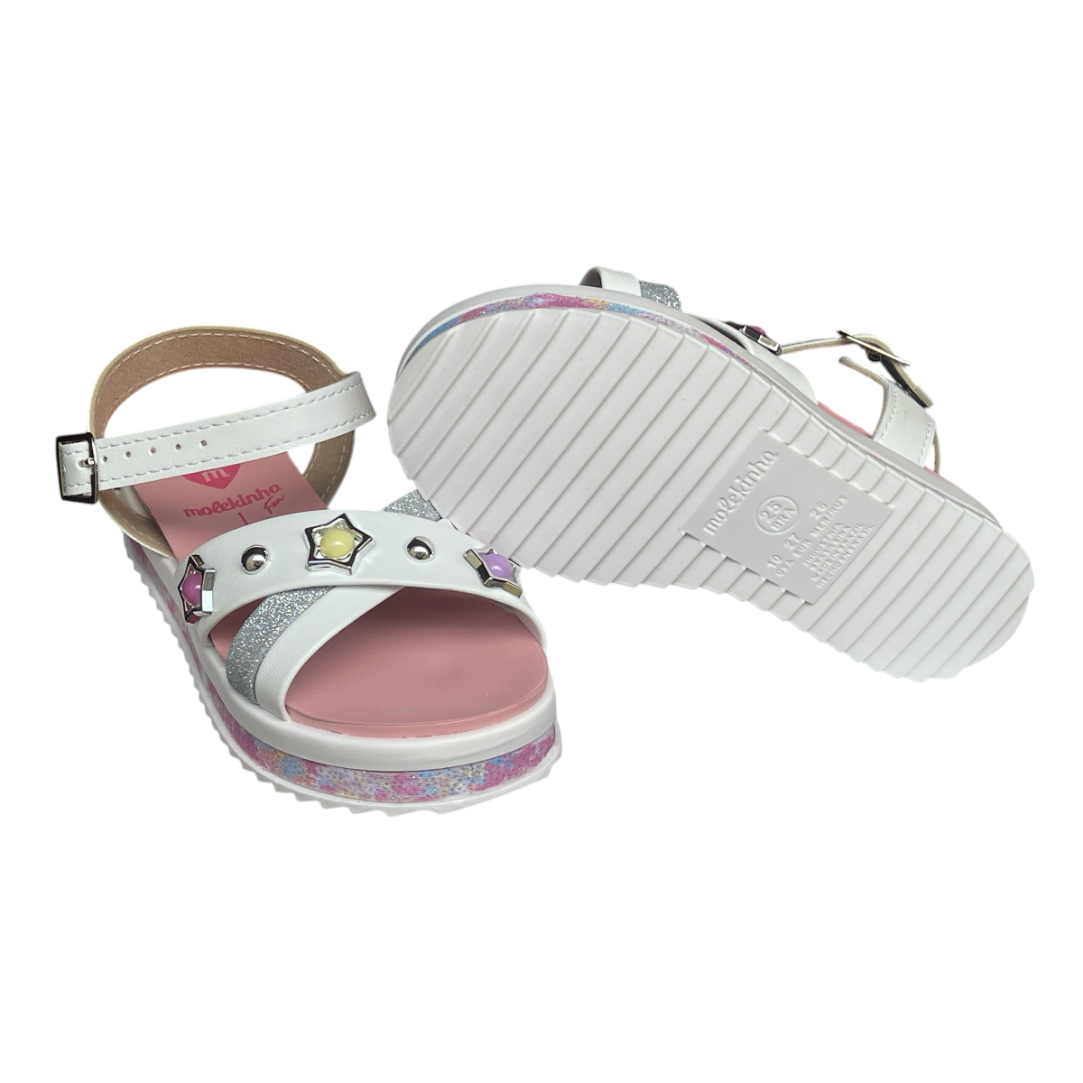 Sandália Papete Infantil Flatform Tratorada Molekinha 2305.1563