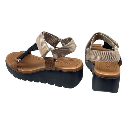 Sandália Feminina Flatform Tratorada Gorgurão Moleca 5536.101