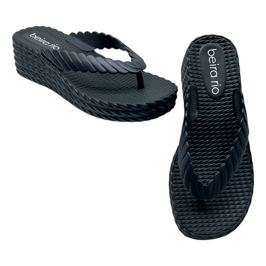 Chinelo Tamanco Casual Anabela Confortavel Beira Rio 8561.100