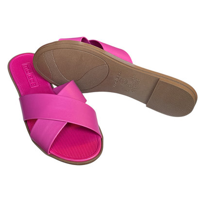 Sandália Feminina Rasteira Slide Tiras Cruzadas Moleca 5532.100