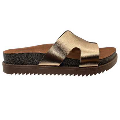 Sandália Feminina Slide Flatform Conforto Moleca 5500.100.14710