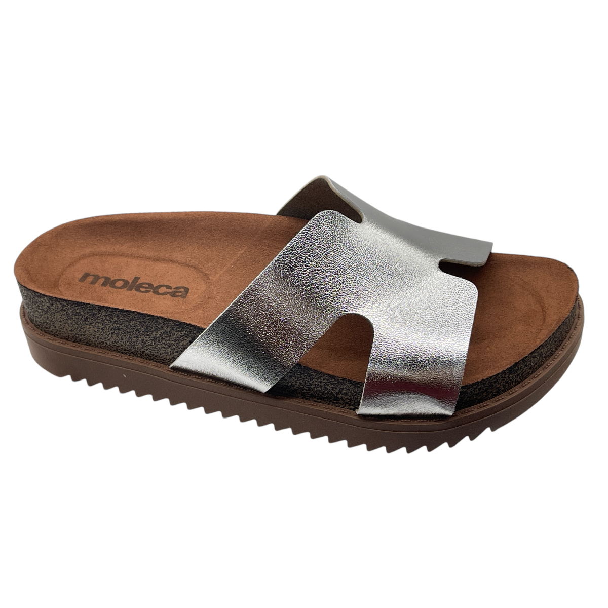 Sandália Feminina Slide Flatform Conforto Moleca 5500.100.14710