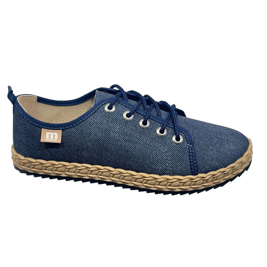 Tênis Feminino Casual Tecido Denim Moleca 5696.303