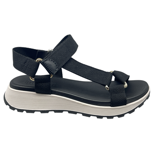 Sandália Feminina Gorgurão Plataforma Conforto Moleca 5537.102