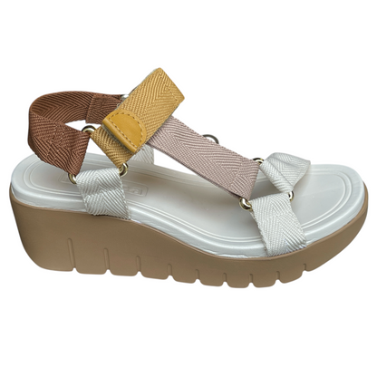 Sandália Feminina Flatform Tratorada Gorgurão Moleca 5536.101