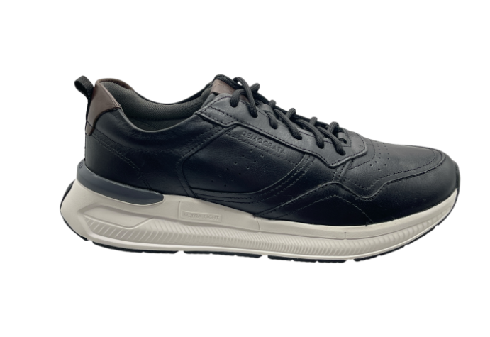 Tênis Denim Brad Ultra Light Couro Democrata 527101-001