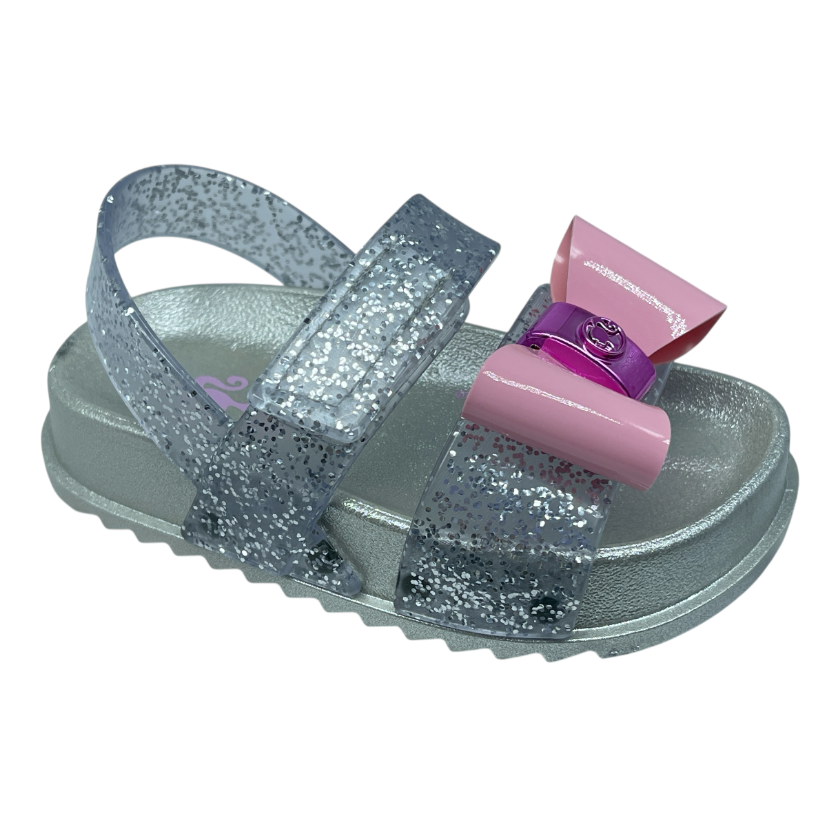 Sandália Infantil Glitter Barbie Charm Baby Grendene 23202