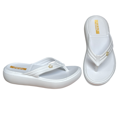 Chinelo Tamanco Feminino Plataforma EVA  Alana Shine Boaonda 102