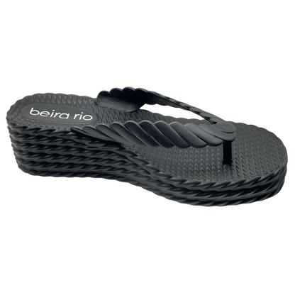Chinelo Tamanco Casual Anabela Confortavel Beira Rio 8561.100