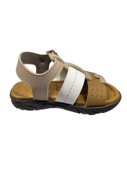 Sandália Papete Infantil Napa Tiras Rustico Molekinho 2135.104